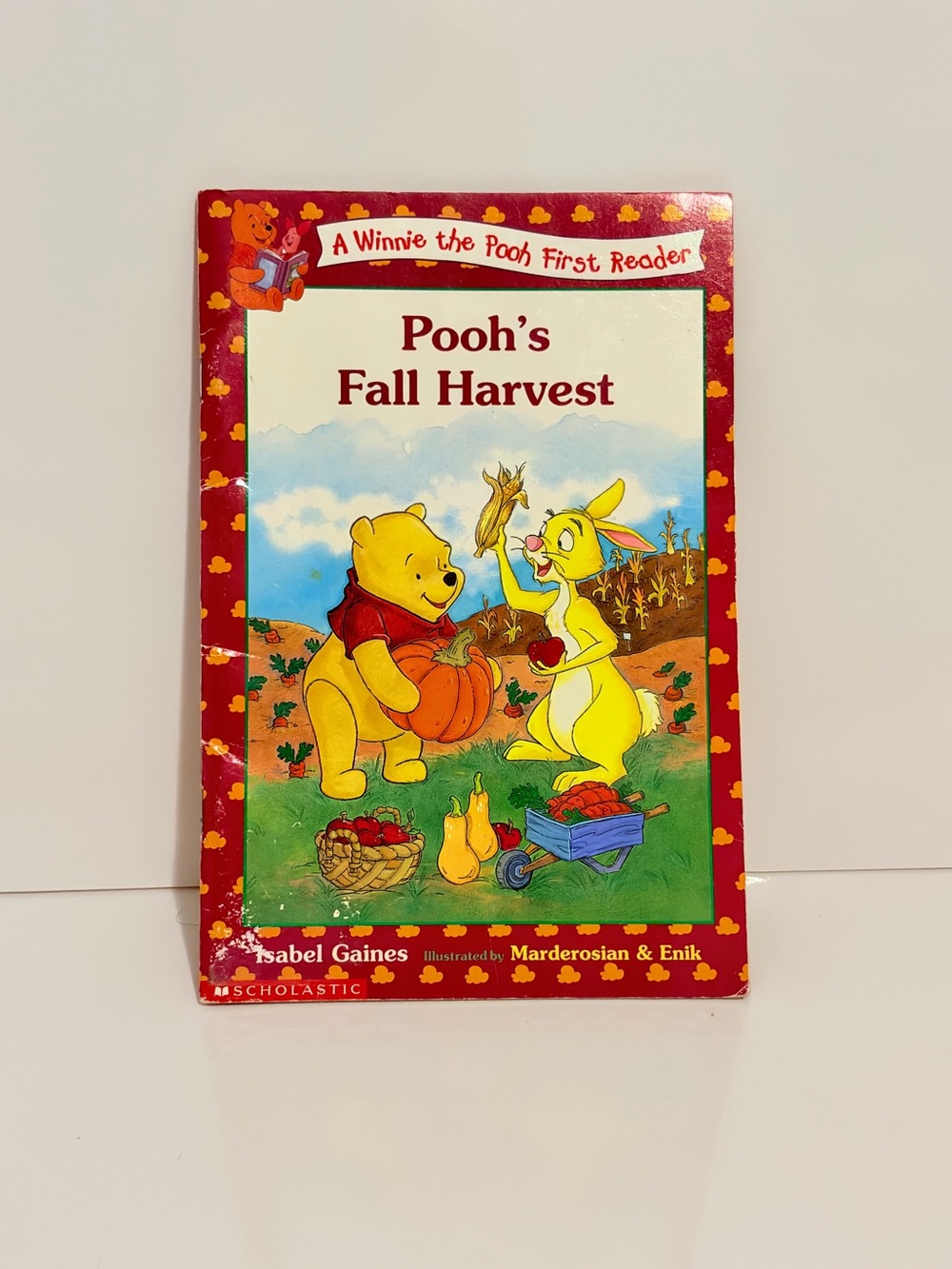 A Winnie The Pooh First Reader Kids Children’s Book Fall Halloween